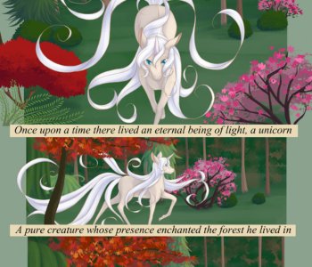 comic Magical Unicorn Sex Adventure