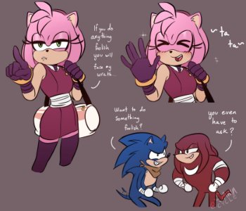 comic Sonic & Knuckles Do Something Foolish